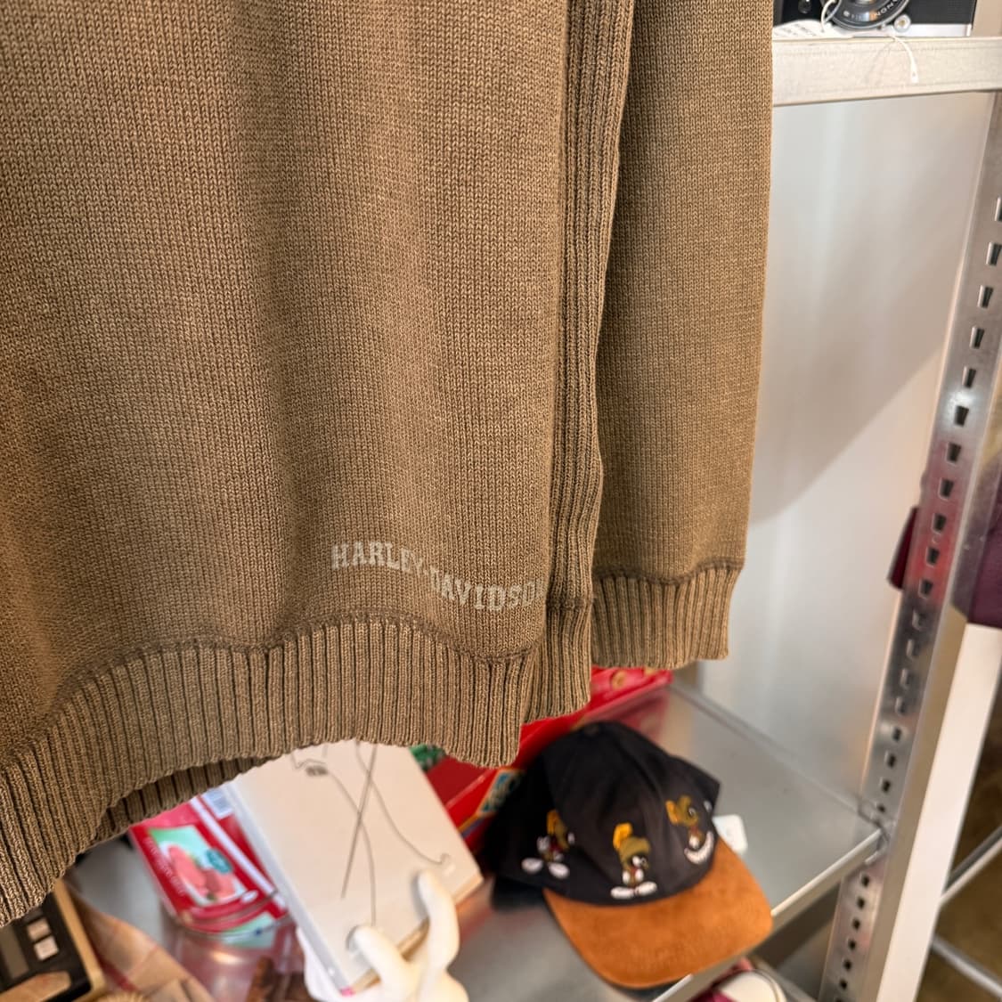 할리데이비슨 심플 로고 니트 상품이미지2