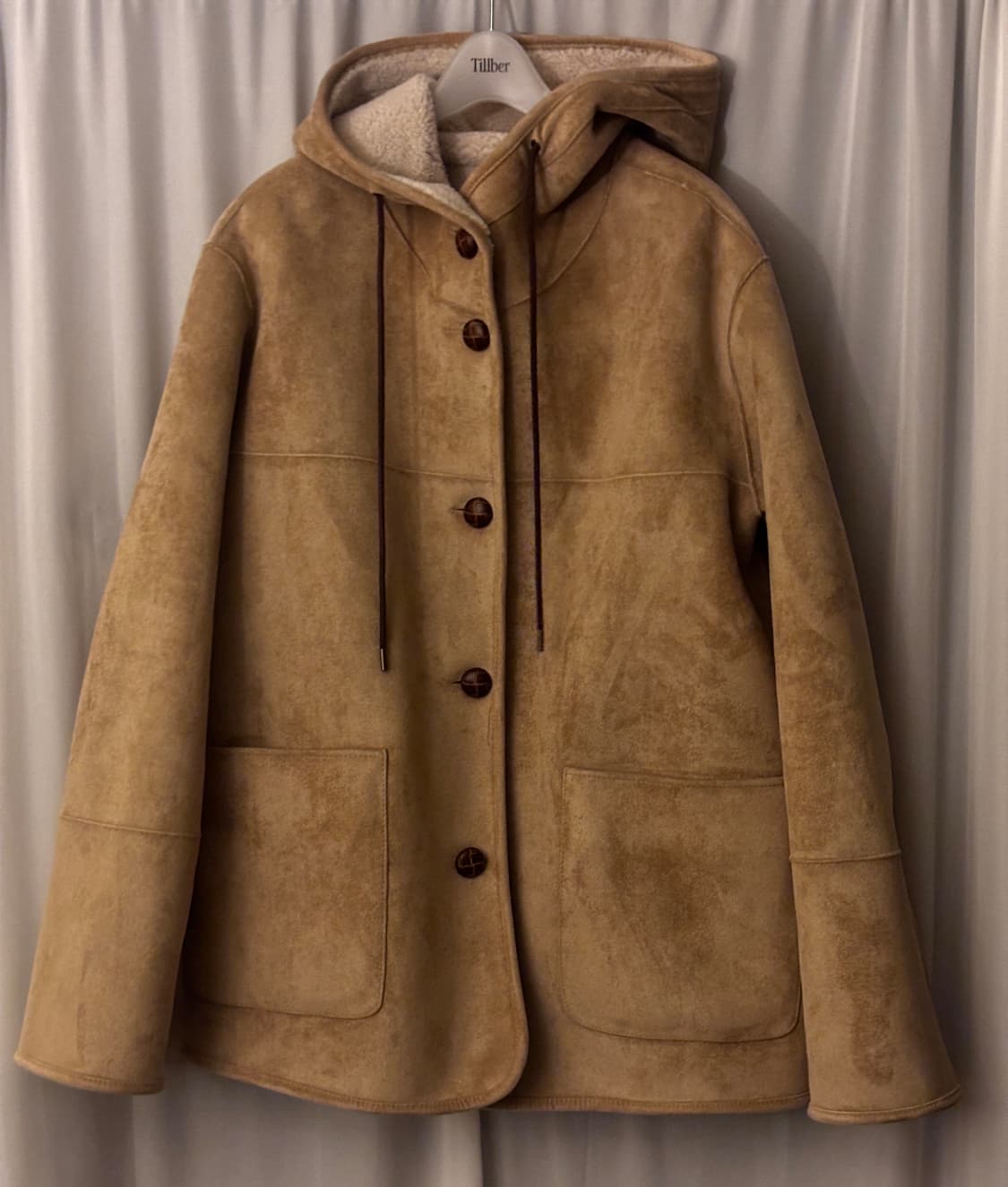 틸버 리버시블 무스탕 (아이보리) 상품이미지3