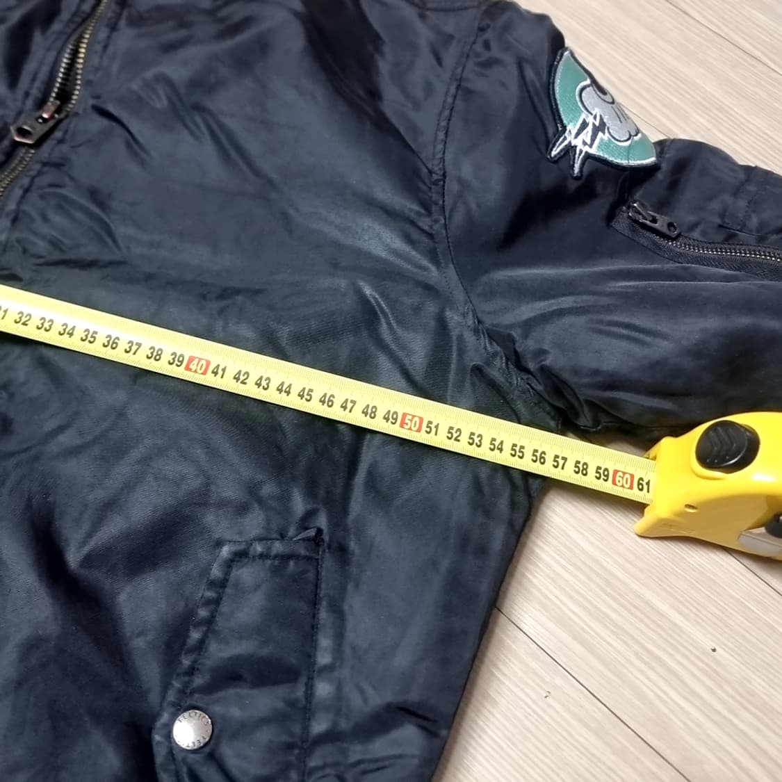 Feltics 펠틱스 블랙 패치 항공점퍼(95-103) 상품이미지7