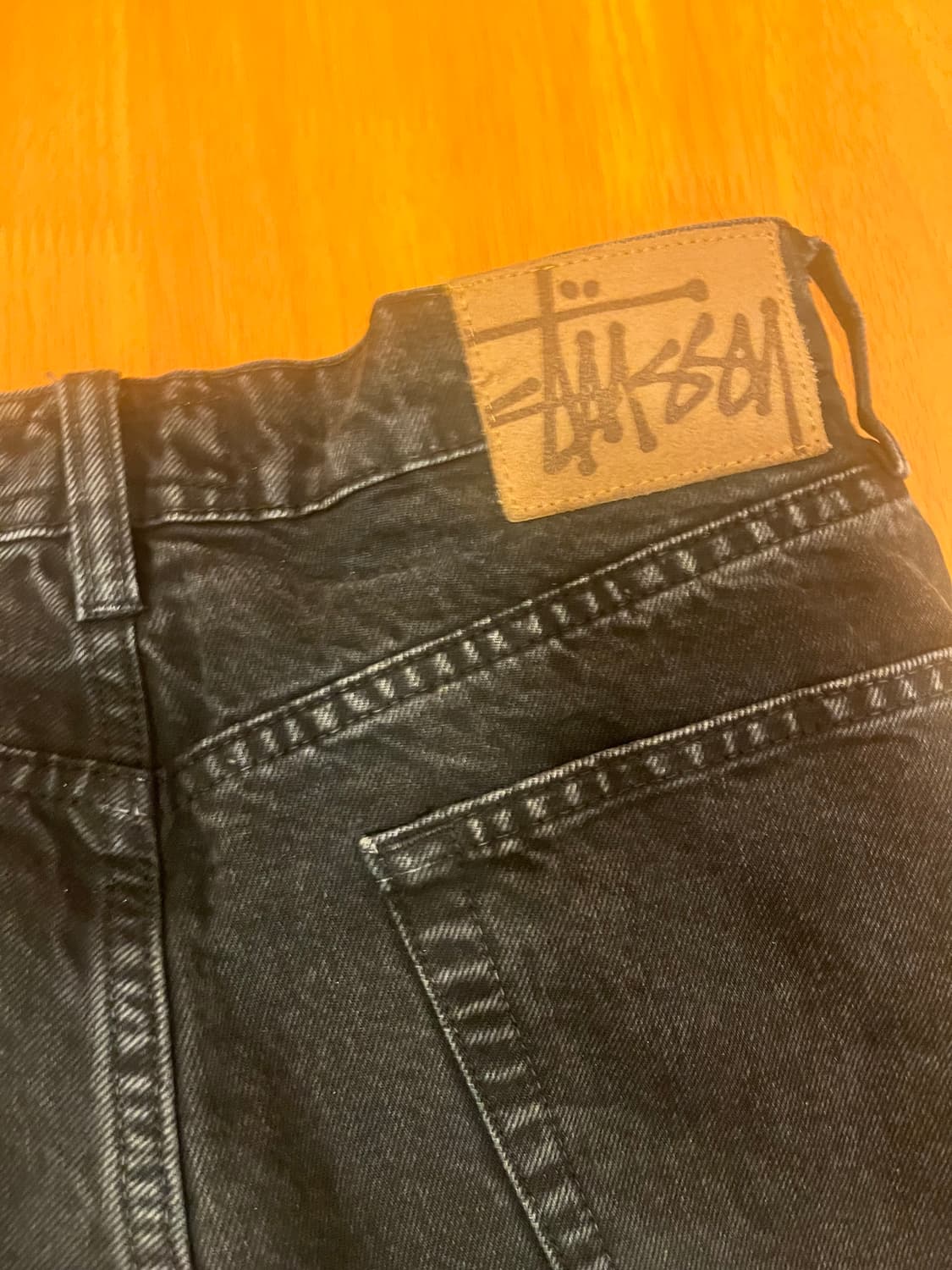 스투시 더블 다이 빅 올 진 블랙 31size 상품이미지2