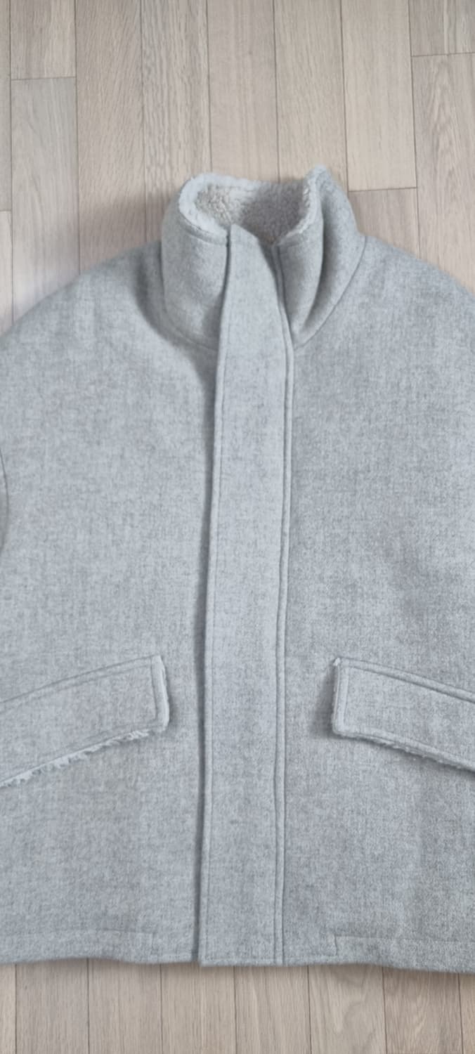 르아브 오버사이즈 벌룬 울 하프코트 M _ 남성 상품이미지3