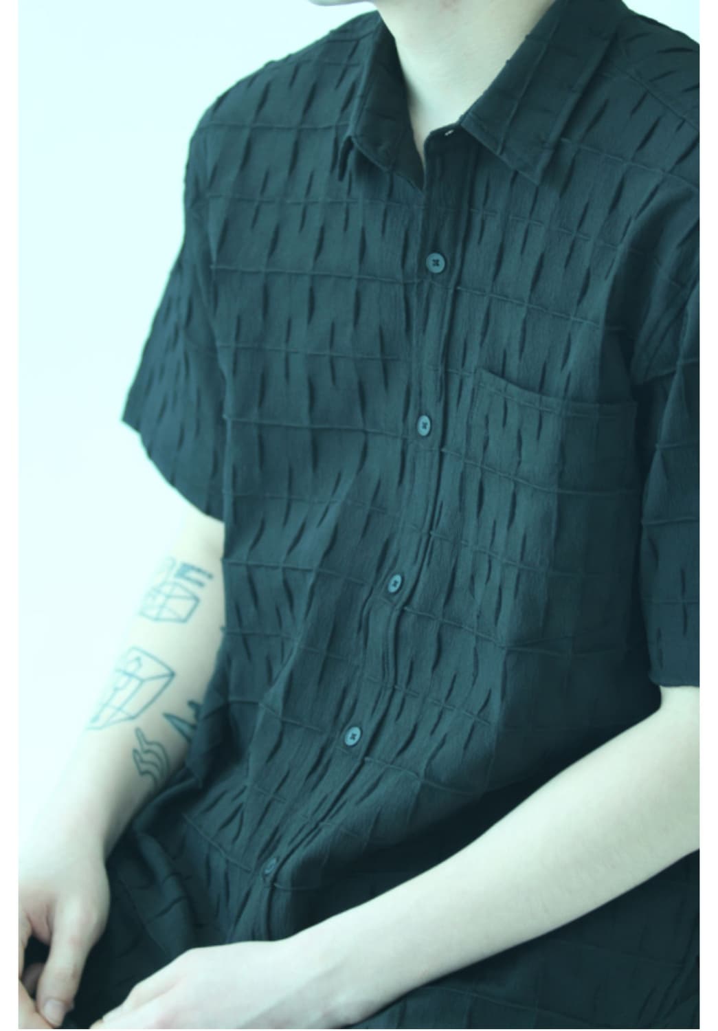 [rake lack] 레이크랙 하프 셔츠 Convex Half Shirt 상품이미지5