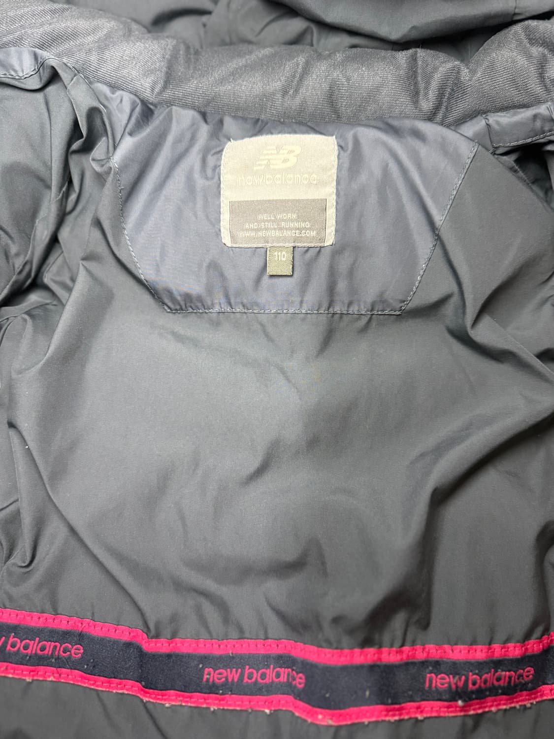 뉴발란스 여성 패딩 점퍼 후드 그레이 ( kid) 상품이미지4