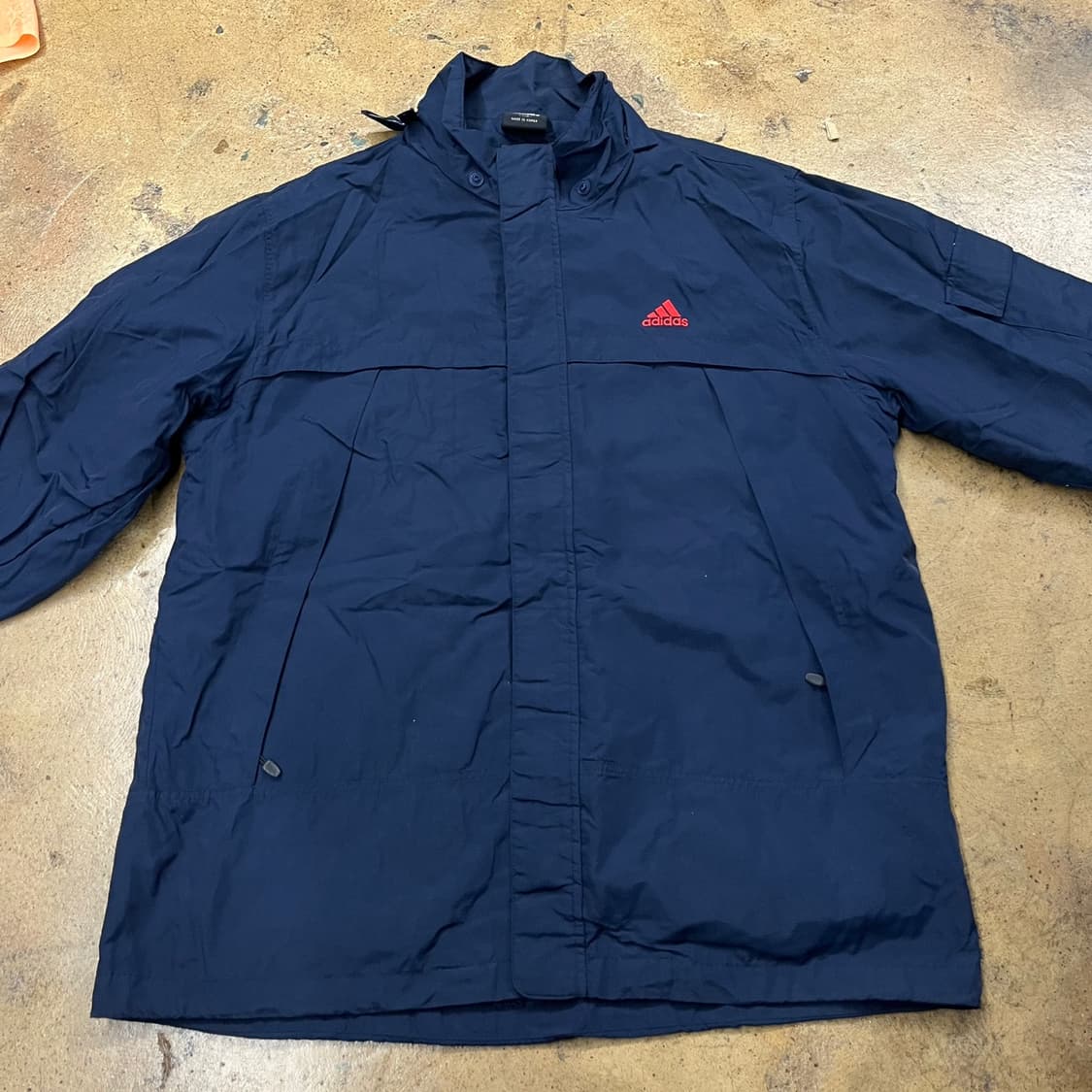 [정품/110] 아디다스 네이비 바람막이 자켓 b8 상품이미지3