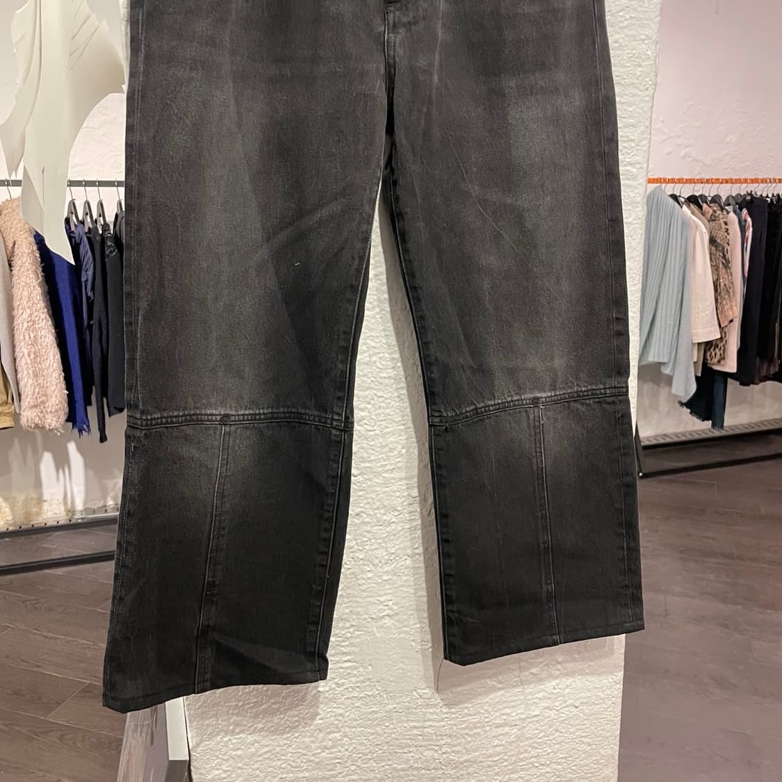 오프화이트 크롭 데님팬츠 상품이미지3