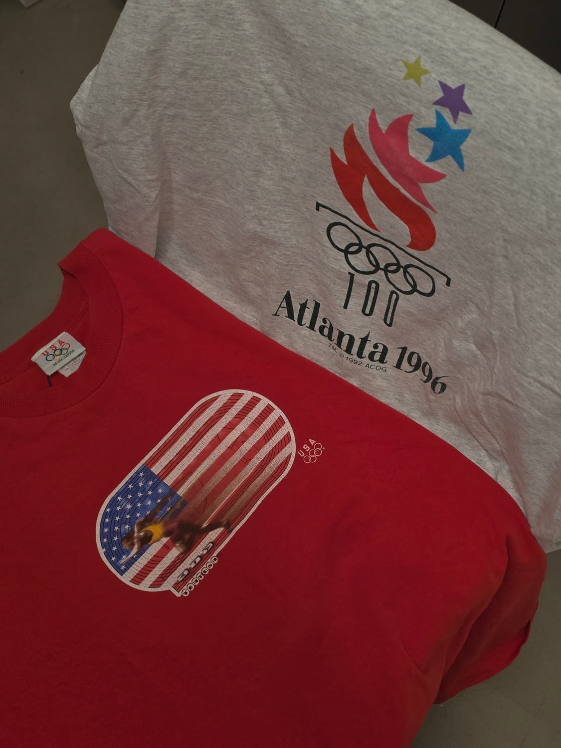 1996 애틀랜타 올림픽 공식 라이선스 프로모 USA 티셔츠 상품이미지3