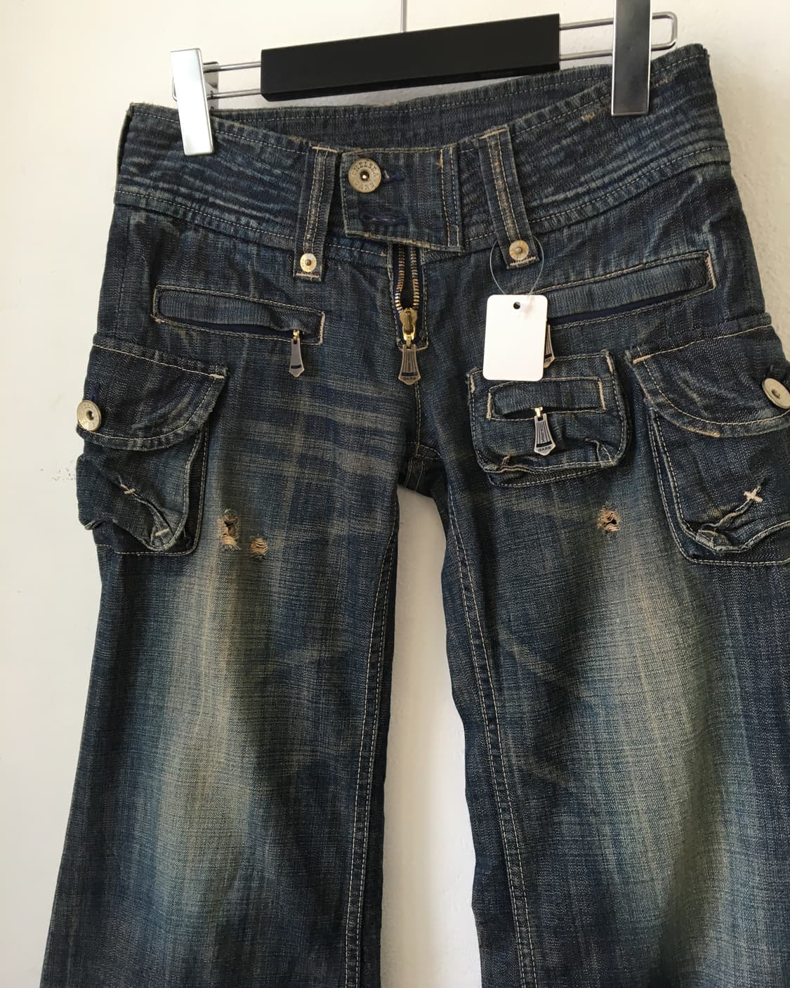 Multi pocket point washing denim pants 상품이미지4