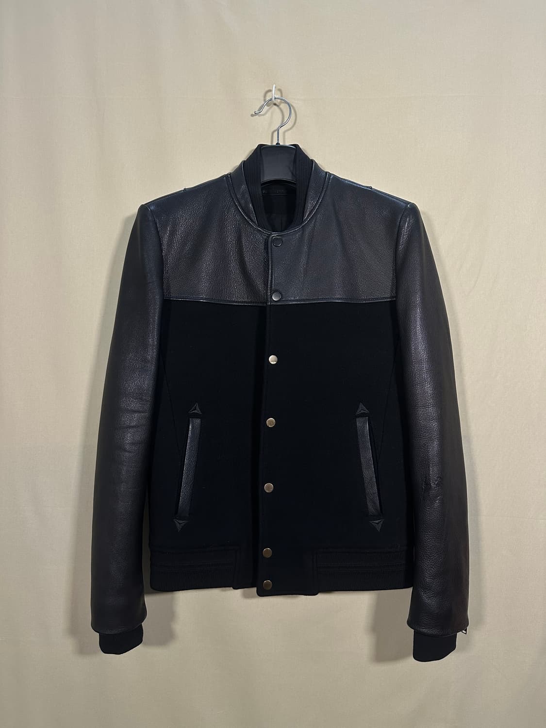 시스템옴므 염소가죽 바시티 자켓 처분  상품이미지1