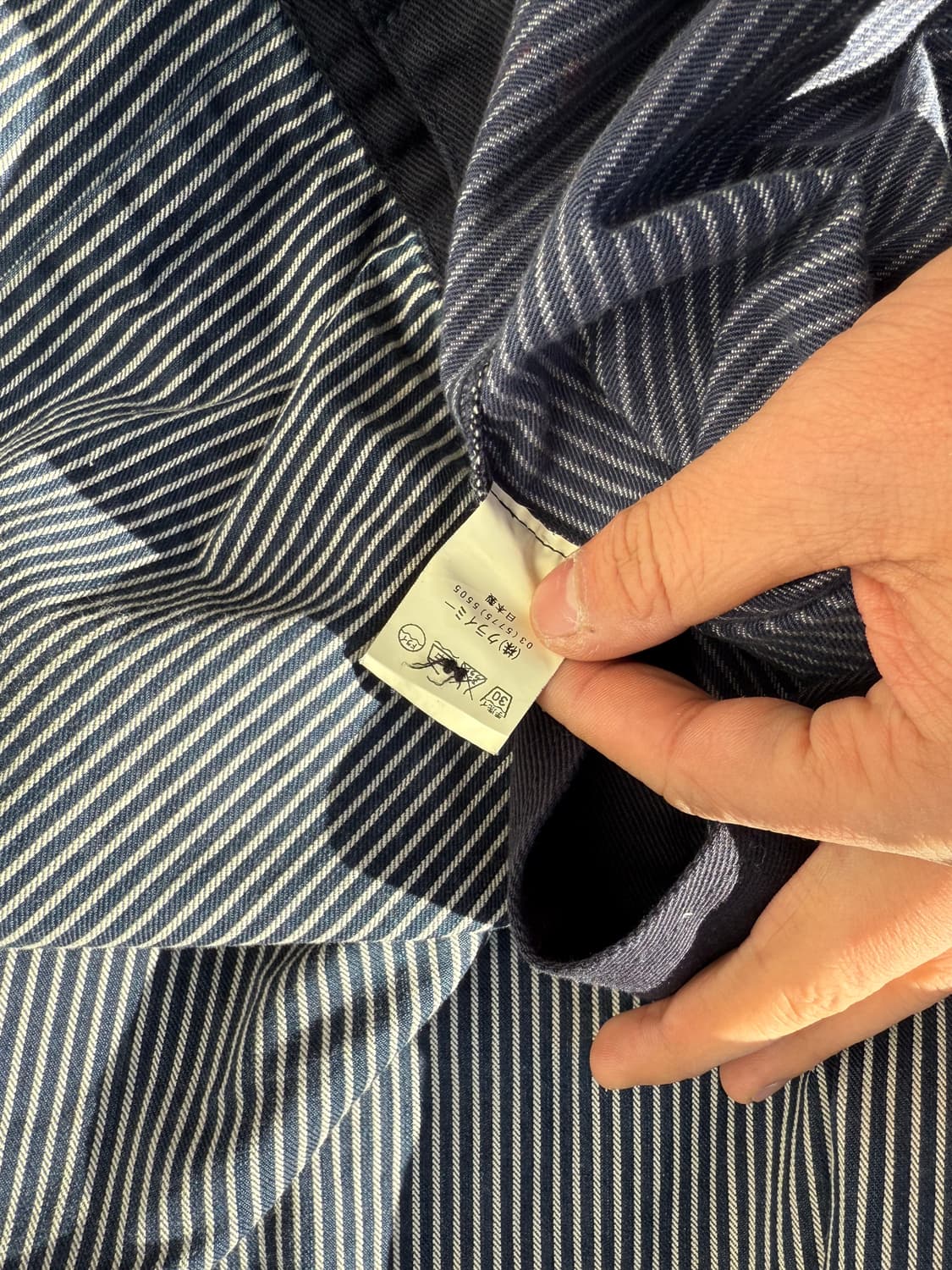 00s Crime Hickory stripe 워크자켓 상품이미지5