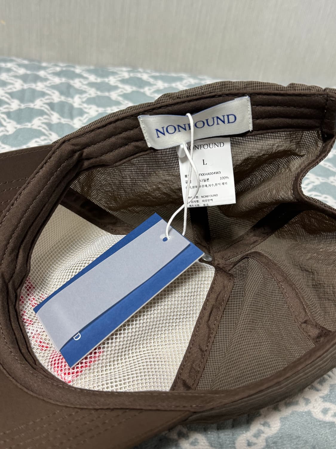 [새상품] 논파운드 라이트 메쉬 런 볼캡 [브라운] / L사이즈 팝니다  상품이미지3