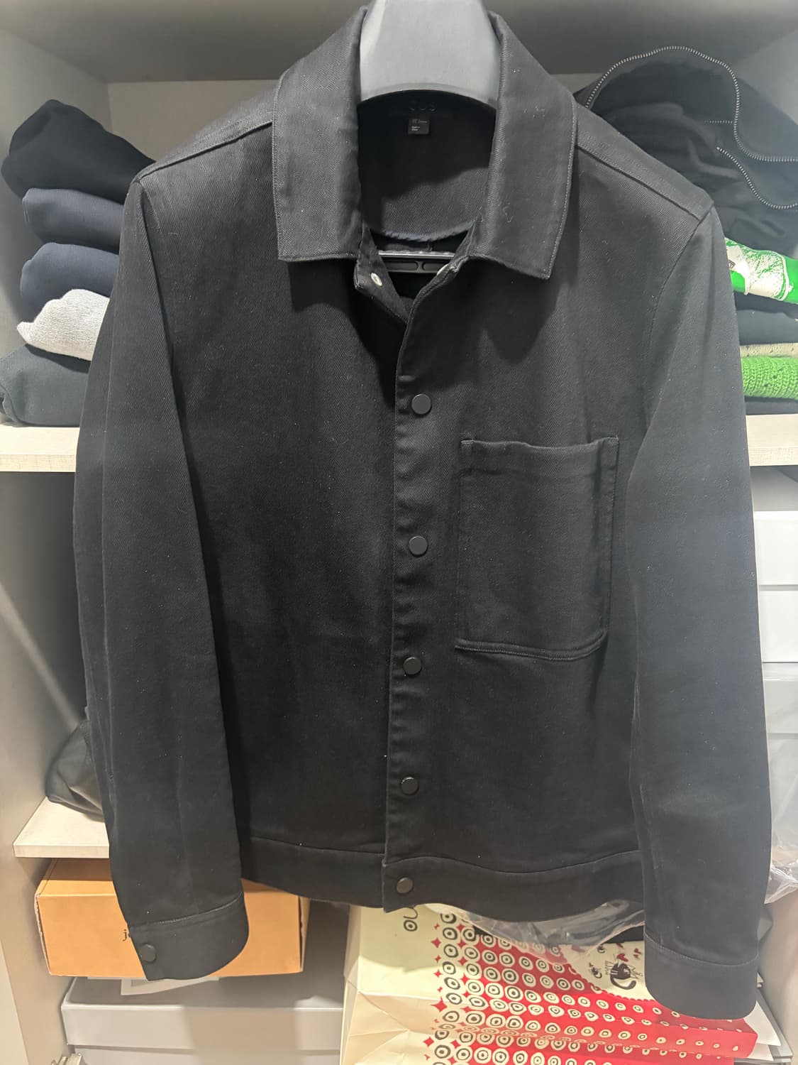 (100%정품) COS 코스 원포켓 코튼 트윌 미니멀 자켓 S 상품이미지2