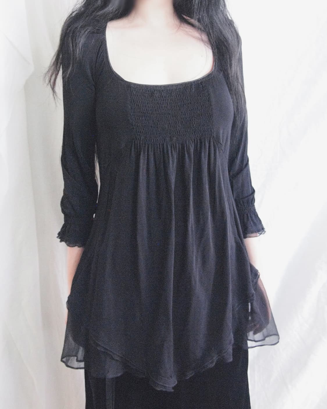 저스트 카발리 튜닉 드레이프 탑 상품이미지1