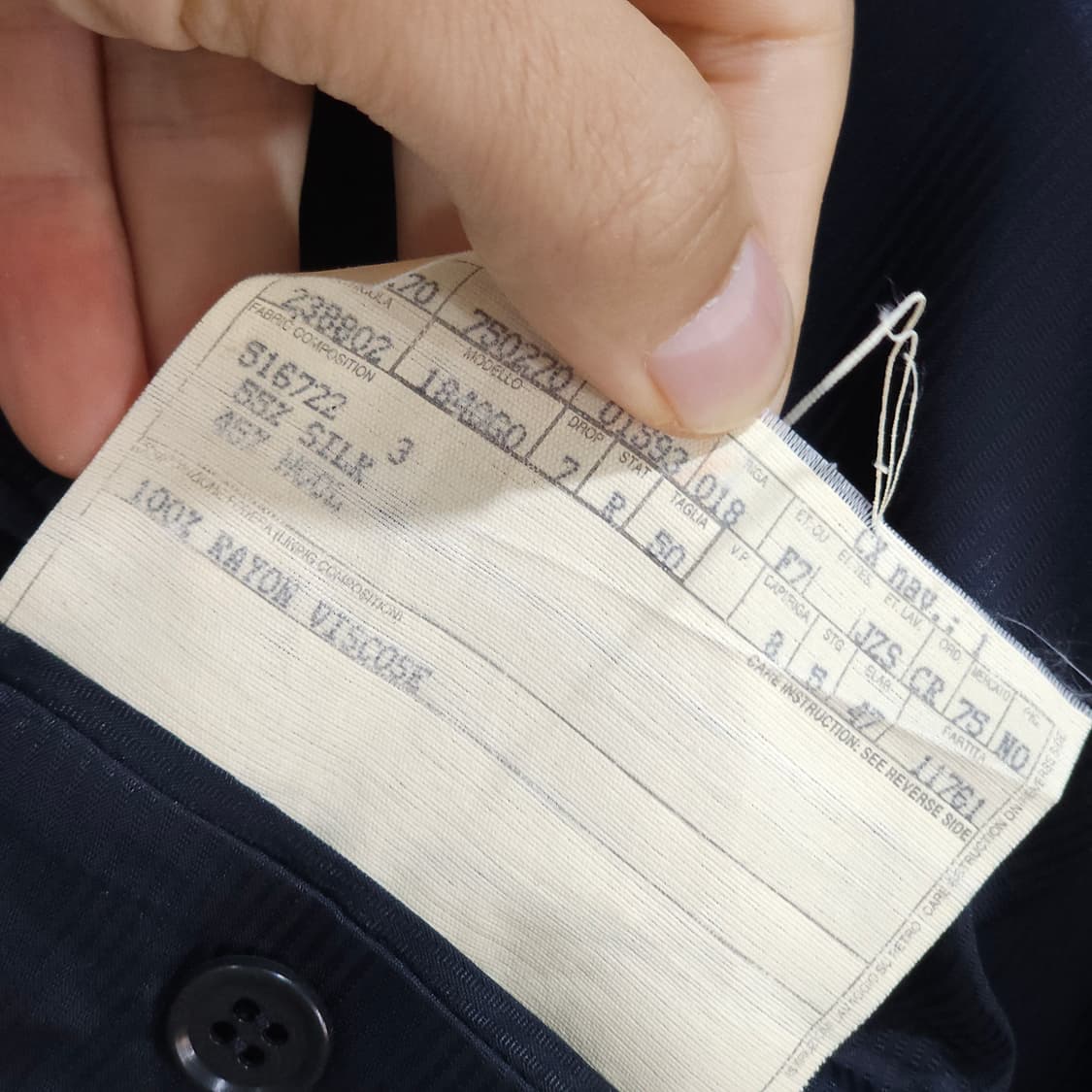 Ermenegildo Zegna 3버튼 실크 블레이져- 100-105 상품이미지7