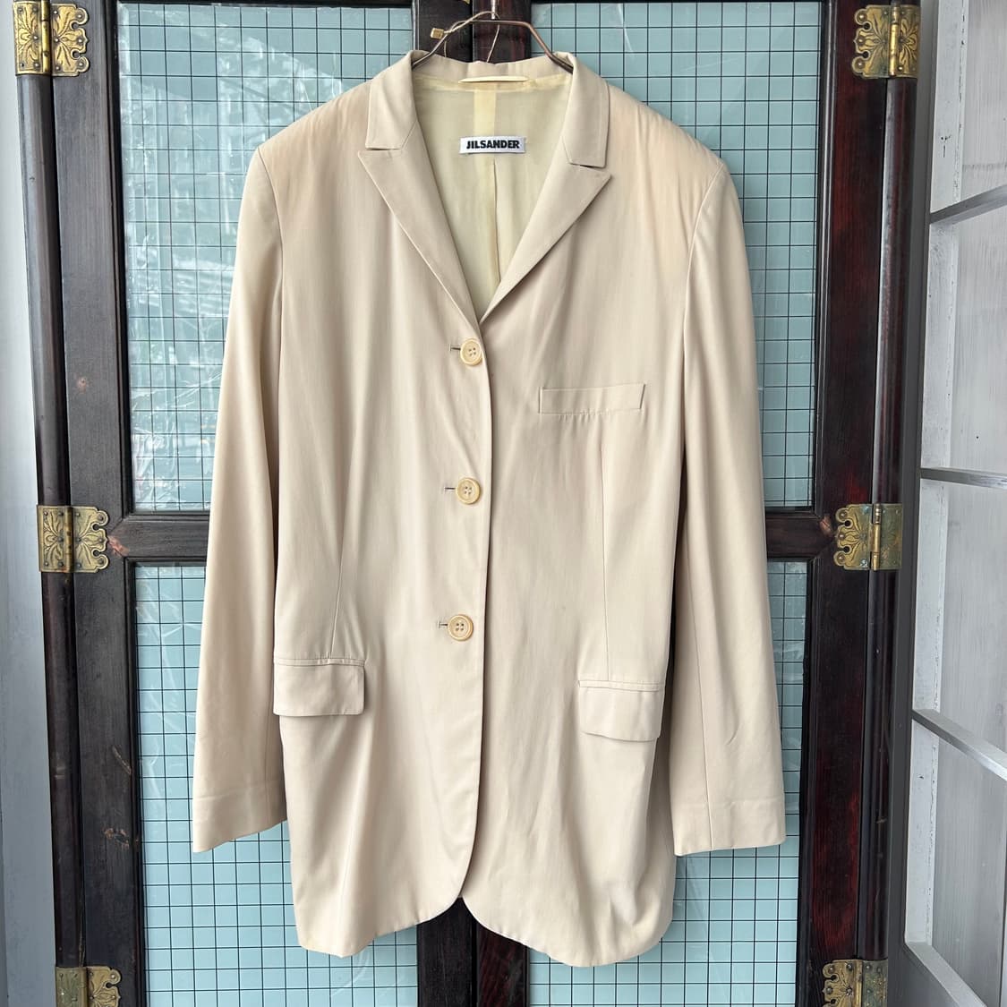 90s 질 샌더 울 실크 블레이저 상품이미지5