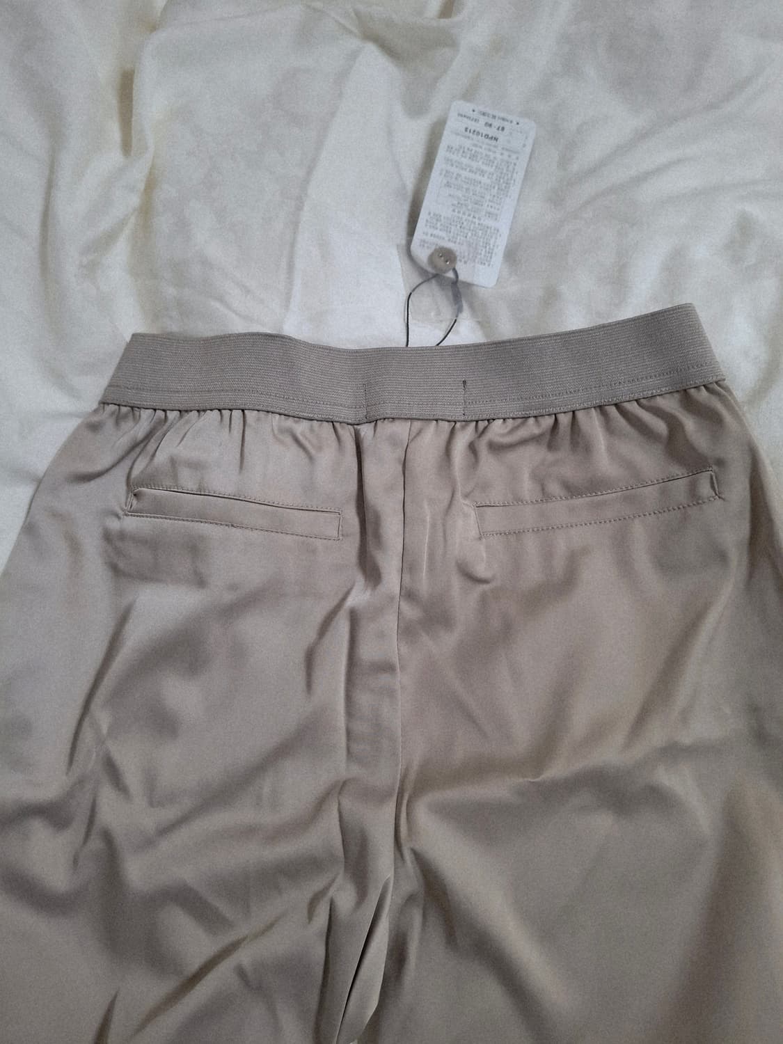 얇은여성바지 27 후들후들폴리에스터94% 신축성 약간있고 광택 실크느낌 상품이미지8