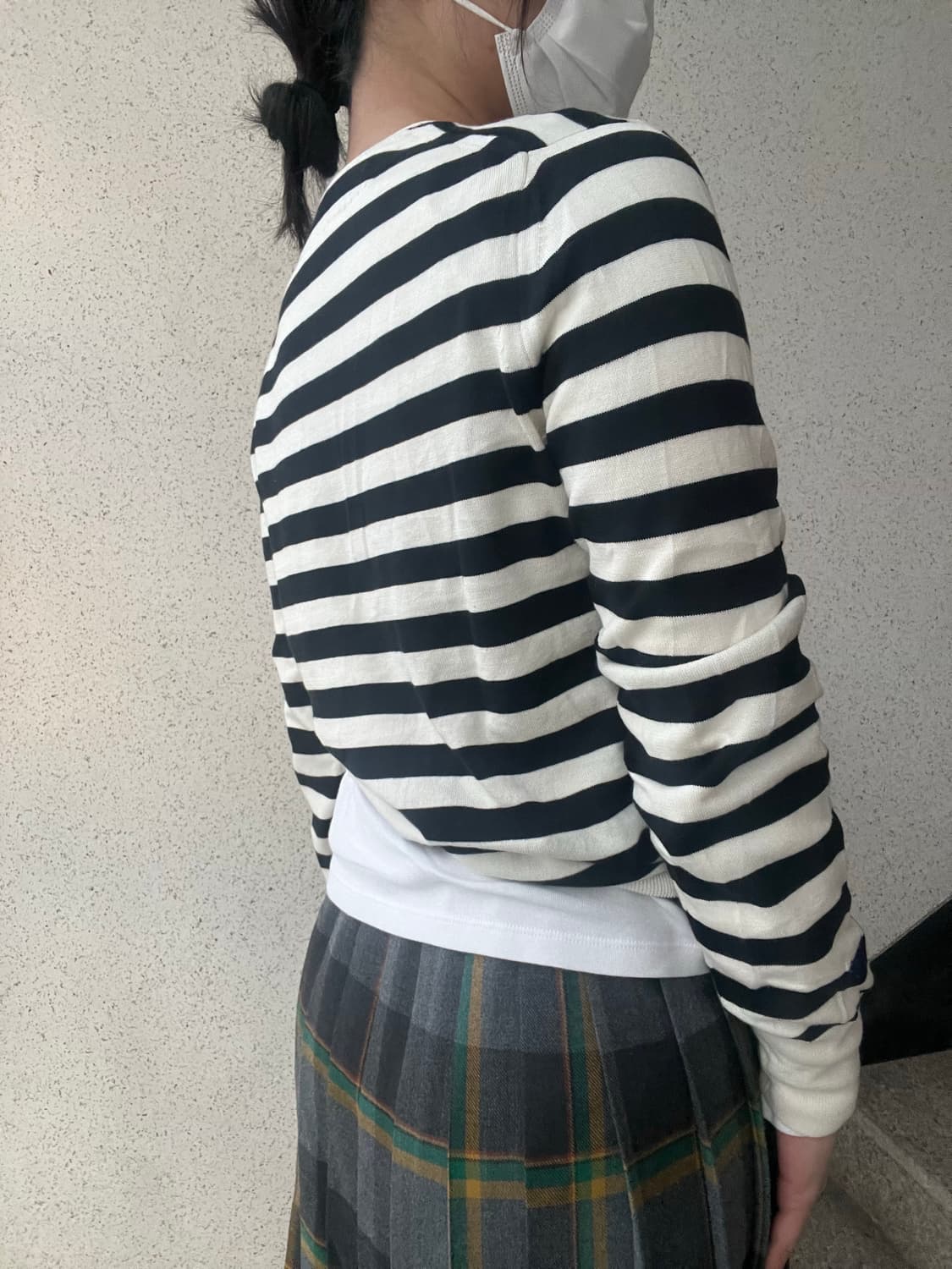 코튼 스트라이프 가디건 상품이미지5