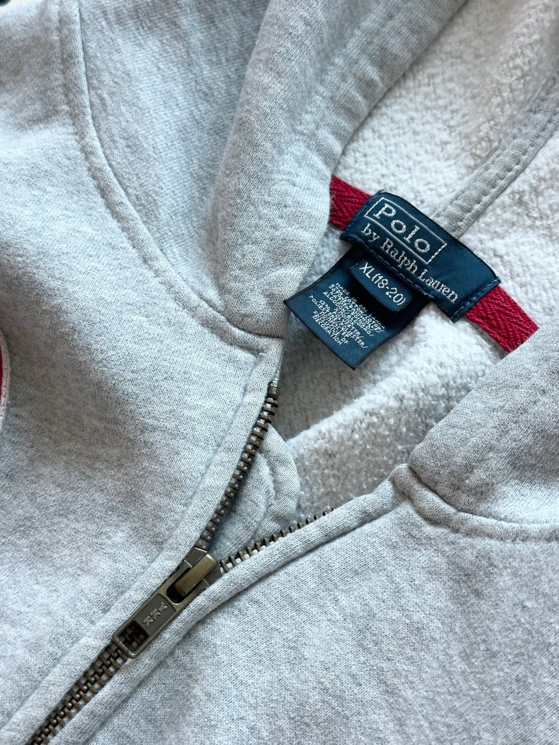 폴로 랄프로렌 빅포니 후드집업 그레이 상품이미지4