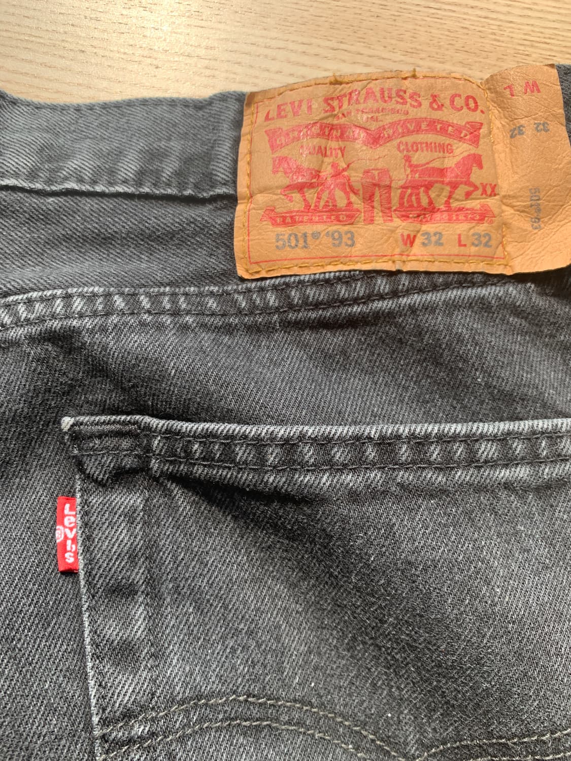 리바이스 501’93 릴렉스드 스트레이트진 32x32 상품이미지3