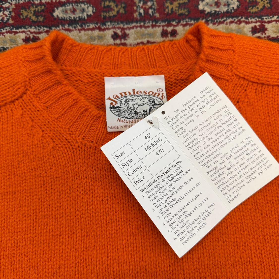 제이미슨스 쉐기독 크루넥 니트 [ 100 ] 상품이미지3