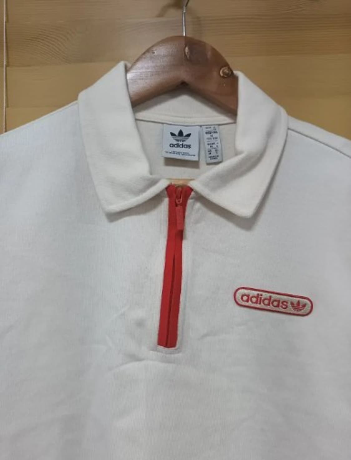 아디다스 여성 크롭카라티셔츠 M사이즈 상품이미지1