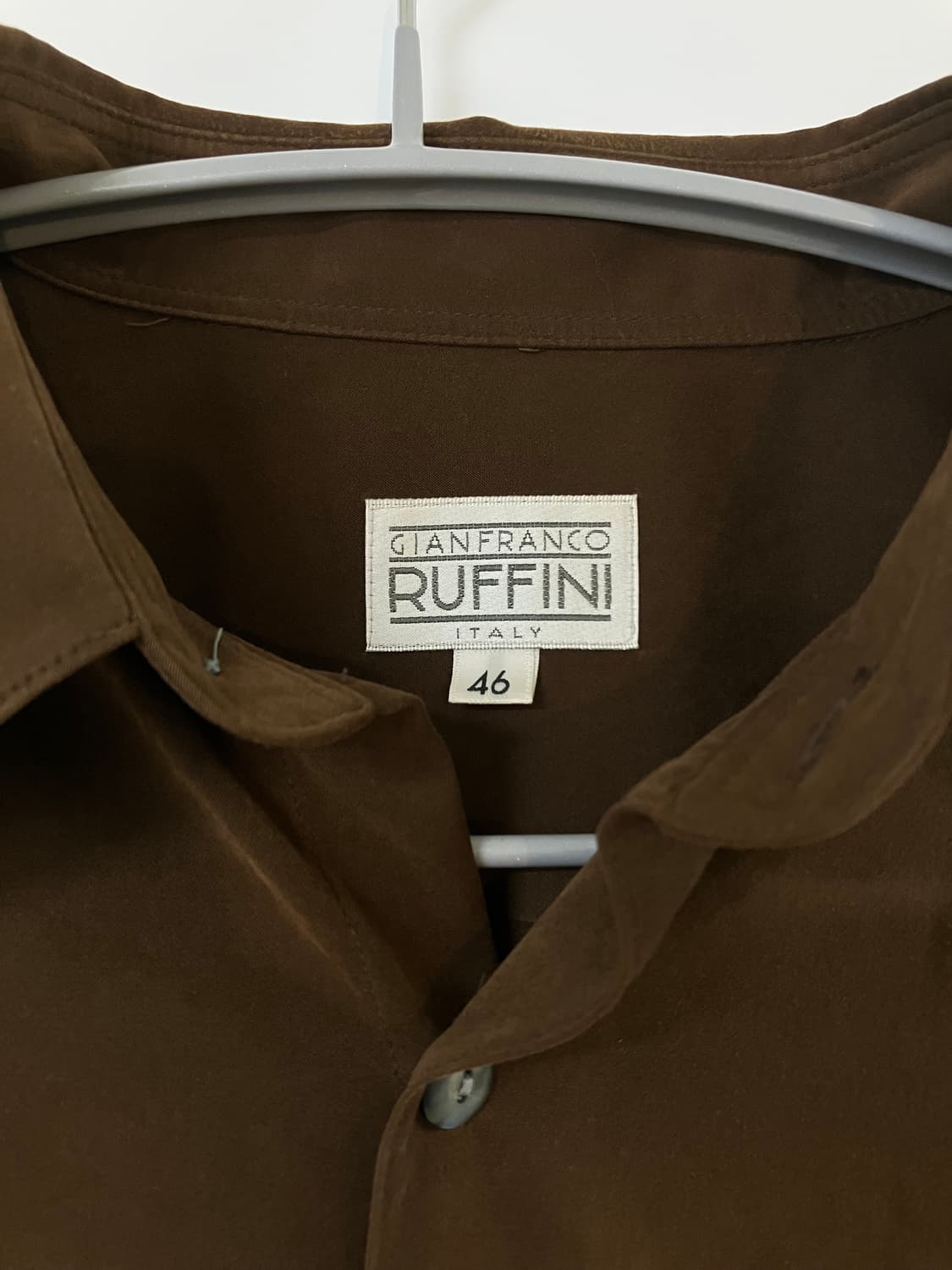 GIANFRANCO RUFFINI ITALY 브라운 셔츠 상품이미지2