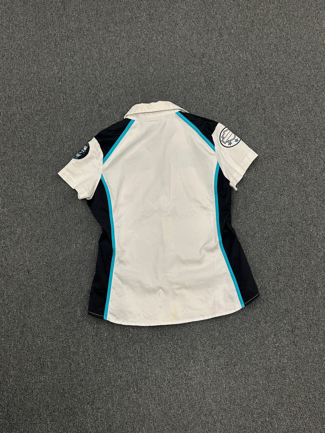 M)할리데이비슨 vintage 여성 v넥 반팔 집업 상품이미지7