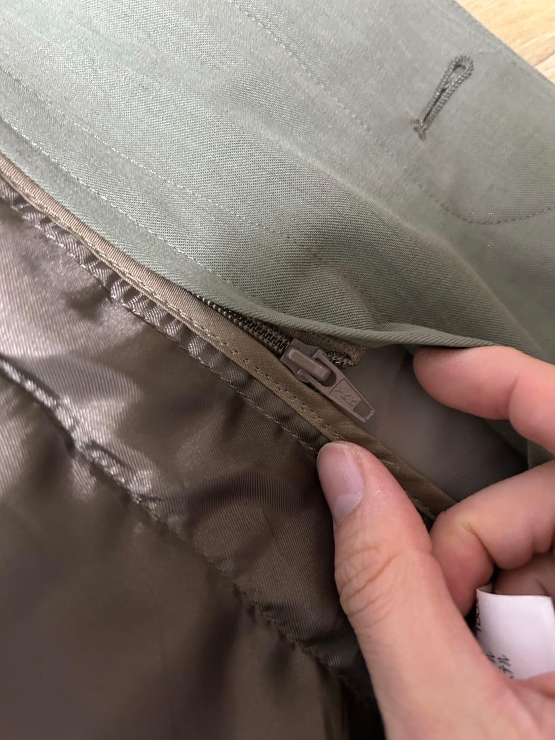 일제 카키색 트랜치코트 사이즈 105~110 상품이미지7