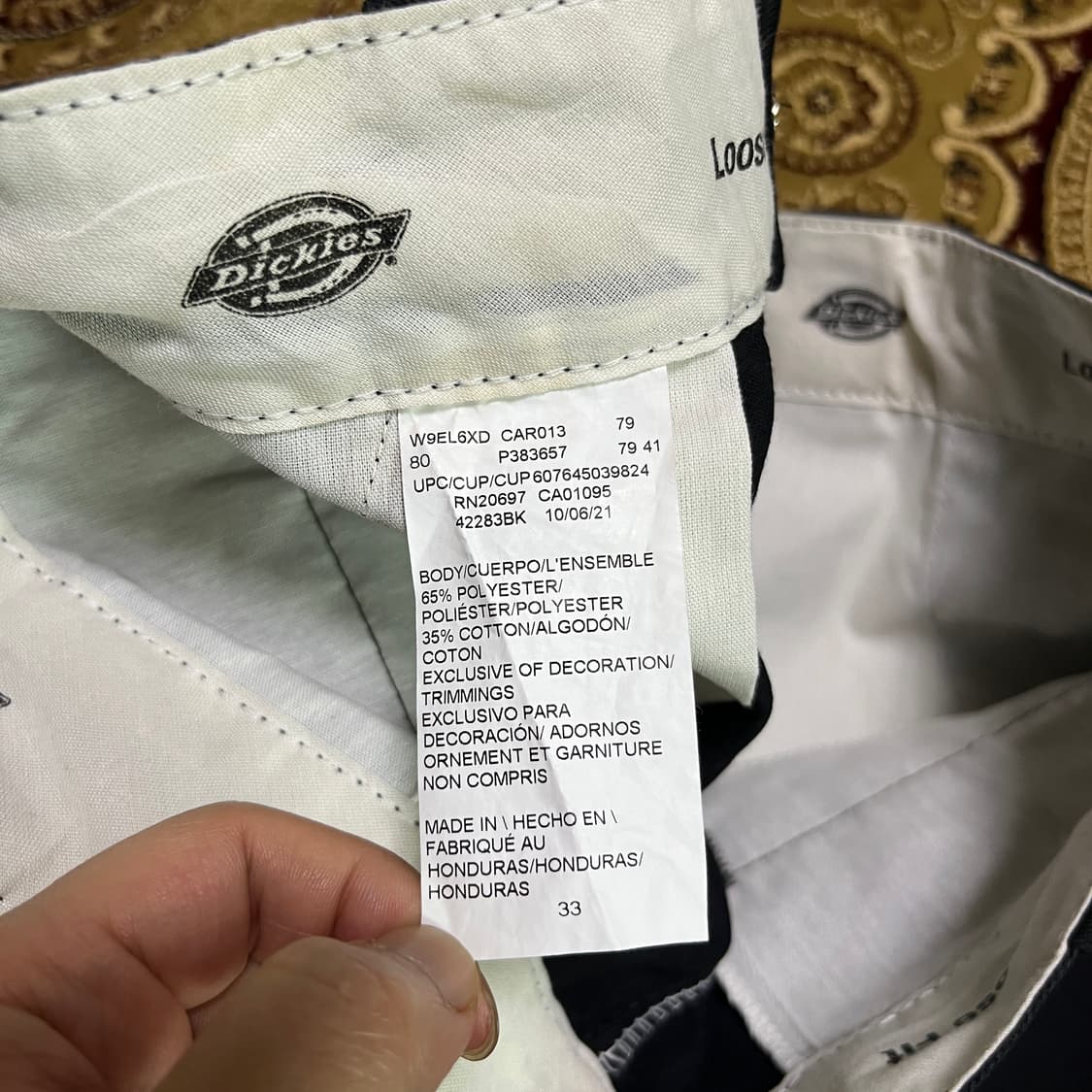 디키즈 42283 버뮤다 블랙 상품이미지3