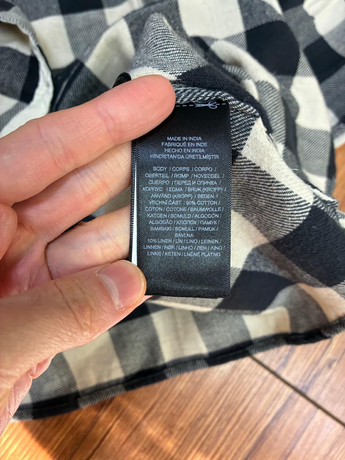 RRl 더블알엘 버팔로 체크 트윌 워크셔츠 L사이즈 상품이미지7