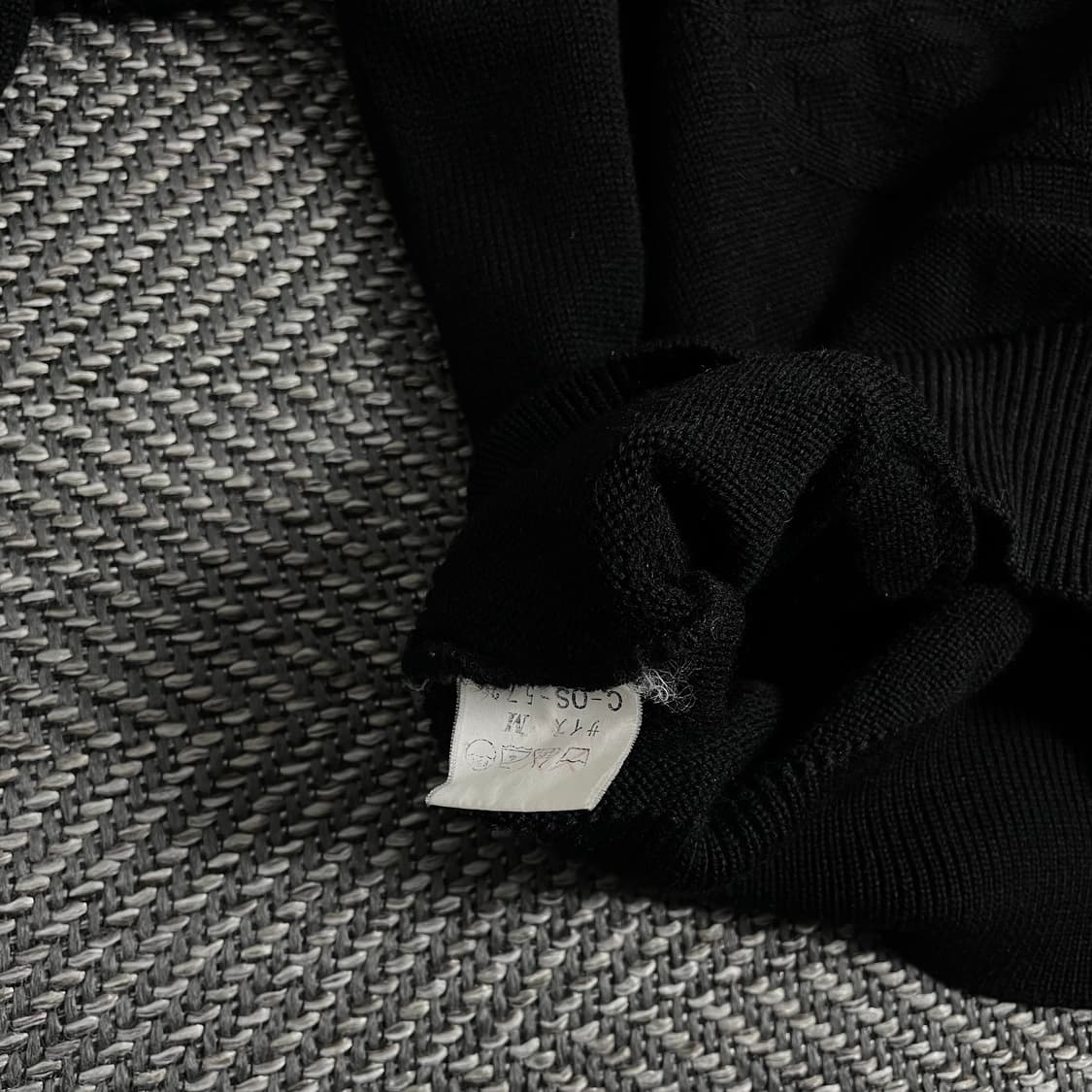 90s 발렌시아가 아카이브 빅로고 스웨터 블랙y 3119 상품이미지6