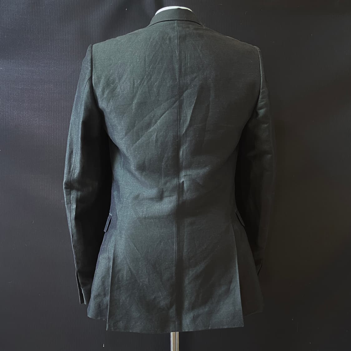 Dries Van Noten 딥그린 린넨 코튼 셋업 테일러드 상품이미지5