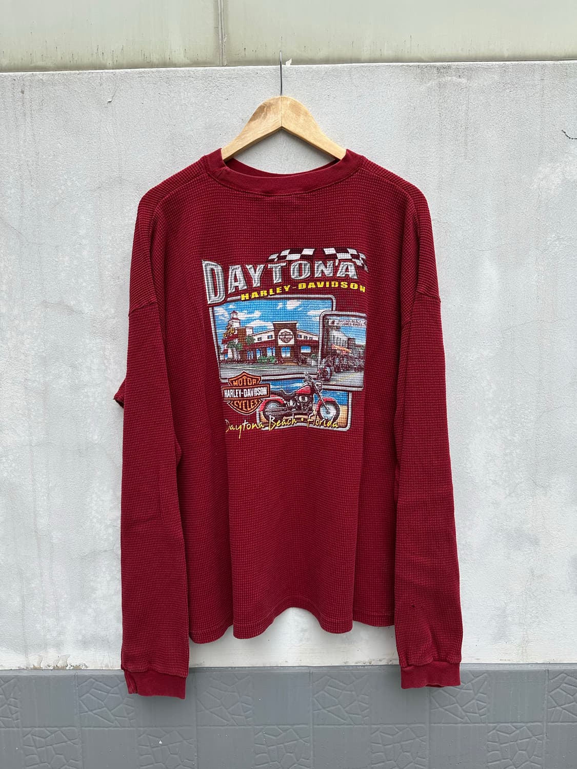 [할리데이비슨] •00s Vintage Thermal T-Shirt 상품이미지5