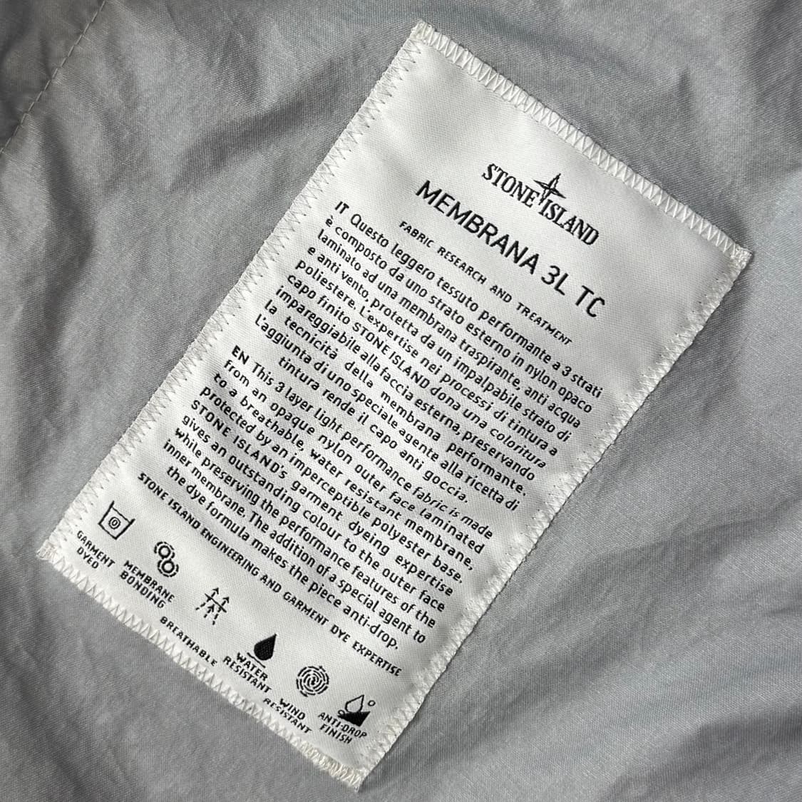 [S/당일출고]스톤아일랜드 멤브라나 3L TC 바람막이 상품이미지7
