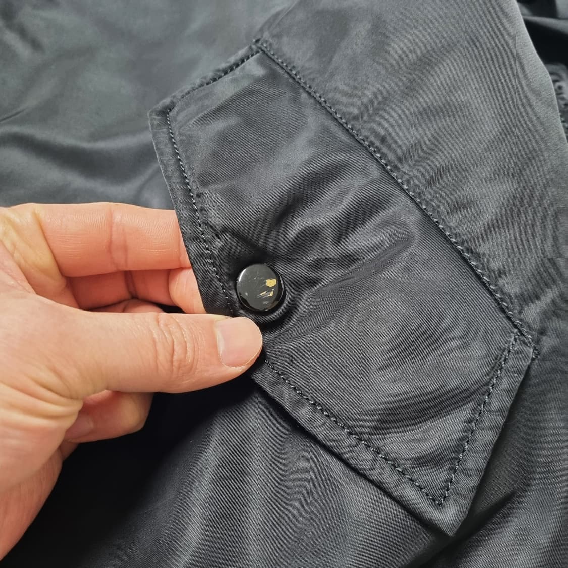 알파인더스트리 MA-1 슬림핏 블랙 - L 상품이미지7