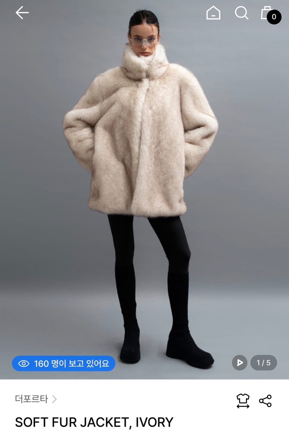 새상품) 더포르타 퍼자켓 상품이미지1