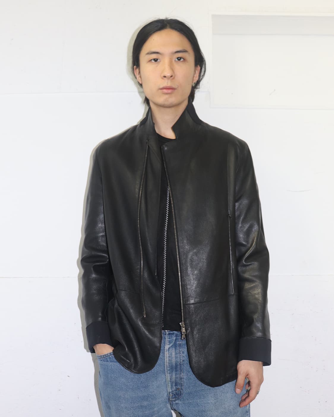 엠포리오 아르마니 레더 자켓 상품이미지1