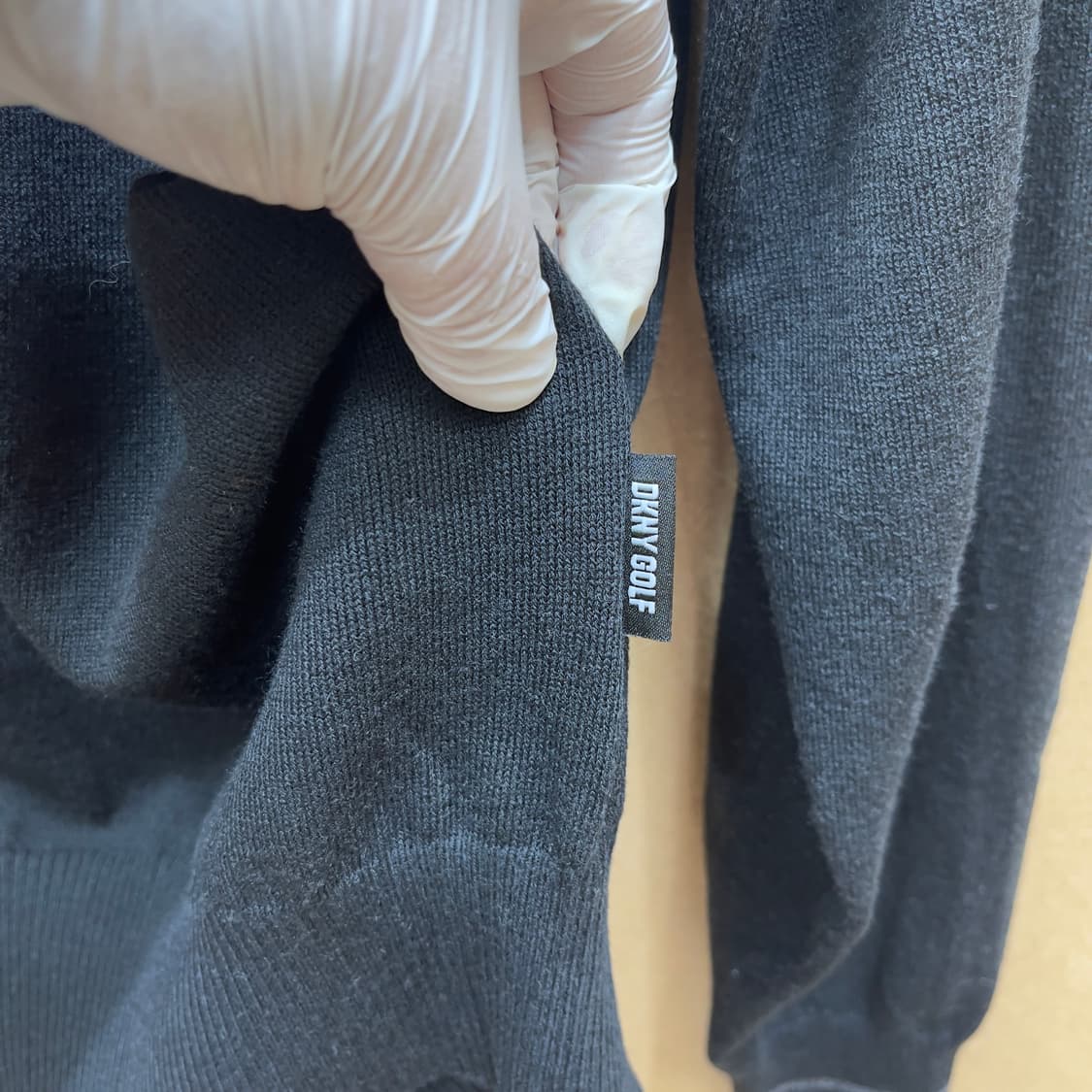 DKNY 골프웨어 반폴라 니트 상품이미지6