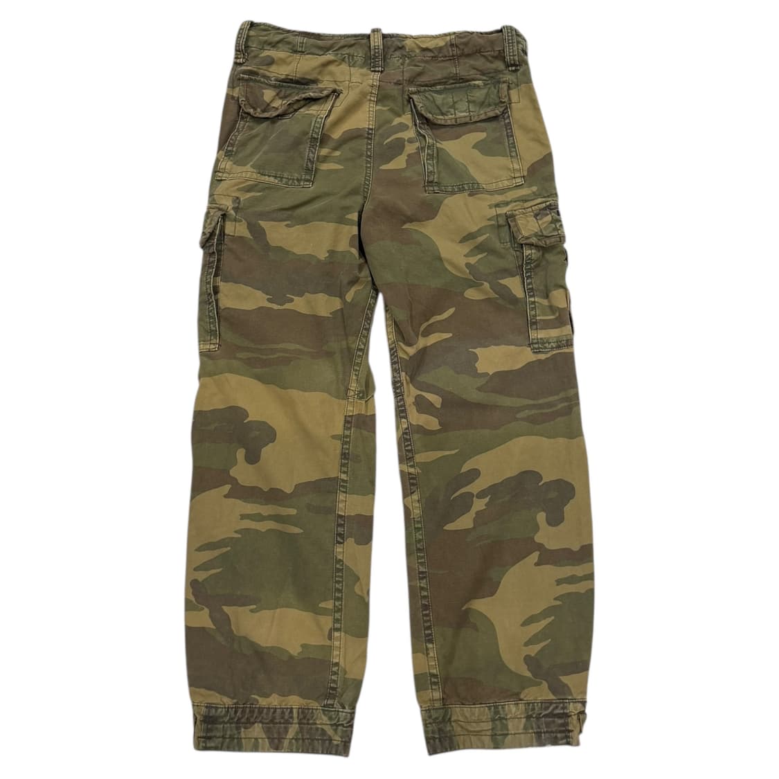 아베크롬비 빈티지 Y2K 밀리터리 카모 카고팬츠 바지 L 상품이미지3