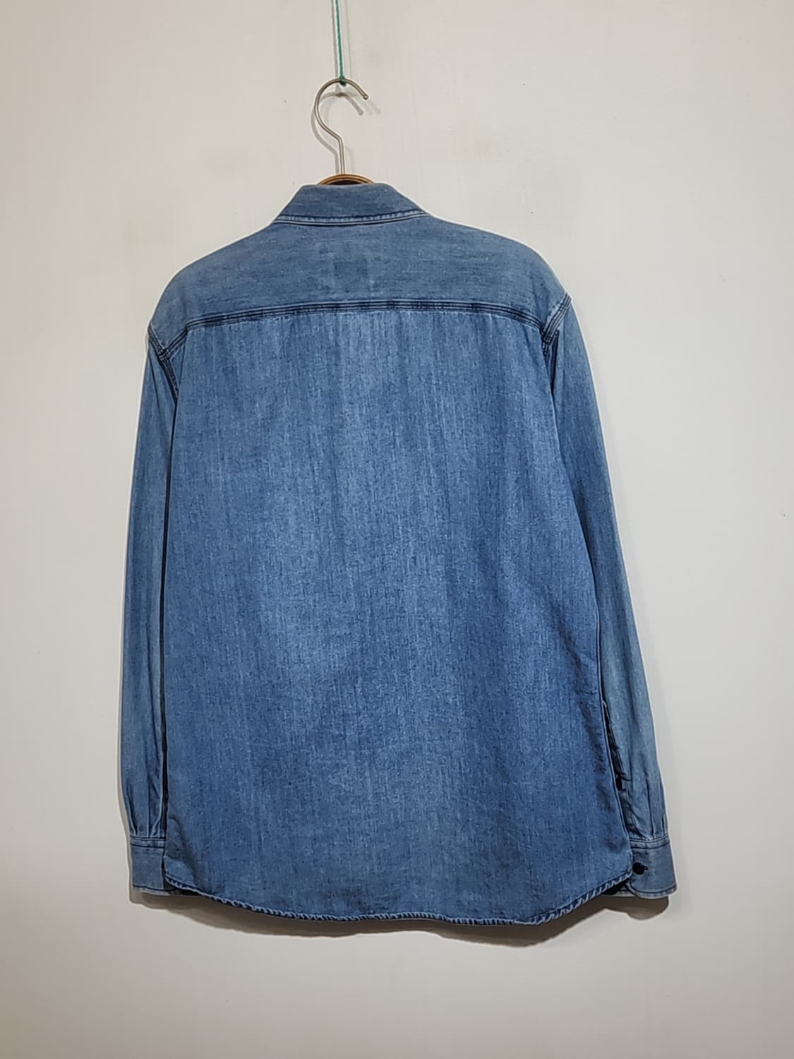(M) 라코스테 청남방 중청 포켓 로고 데님셔츠  상품이미지6