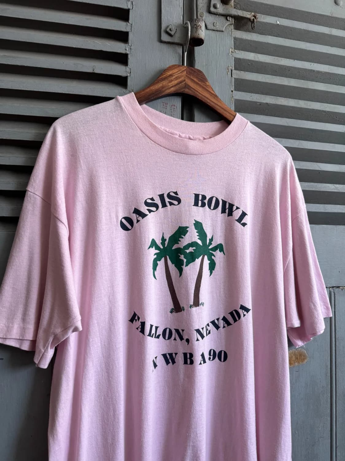 [XL]90's USA 빈티지 OASIS BOWL 티셔츠 상품이미지1