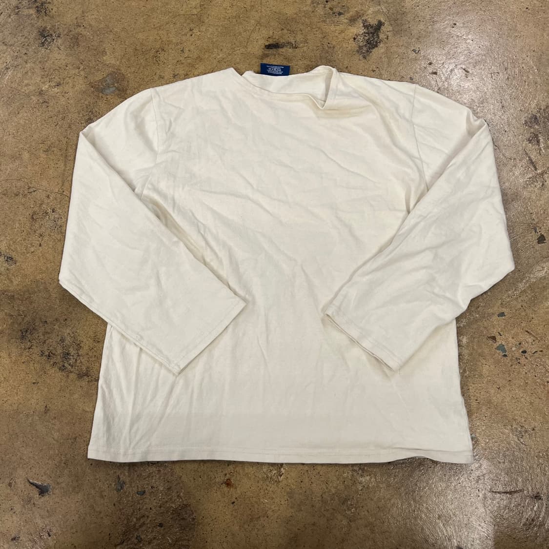 [정품/L] 세인트제임스 화이트 긴팔 티셔츠 b15 상품이미지2