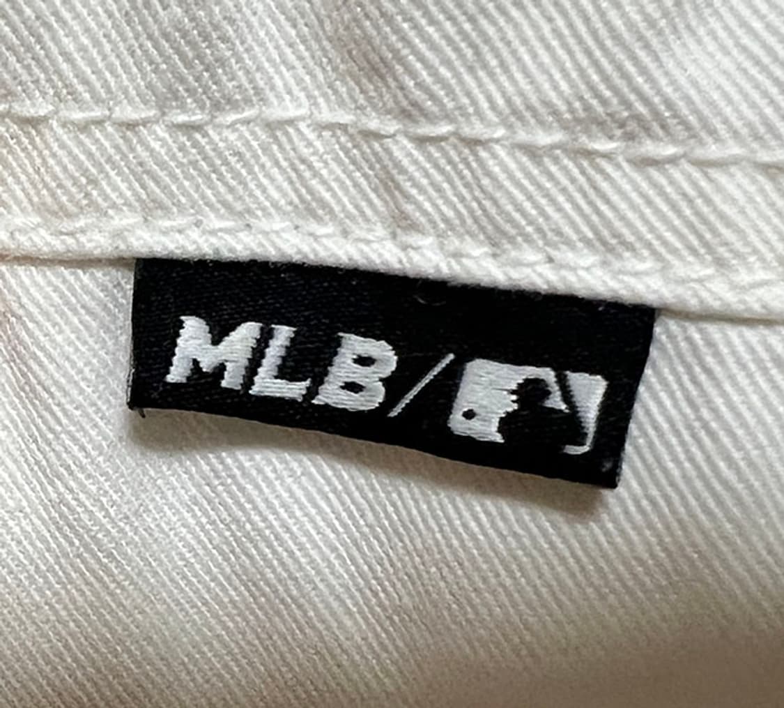 MLB 엠엘비 뉴욕양키스 베이직 코튼 밴딩 반바지 쇼츠 화이트 XL 34 상품이미지3