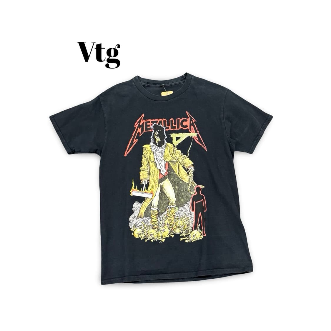 (90)메탈리카빈티지반팔 상품이미지1