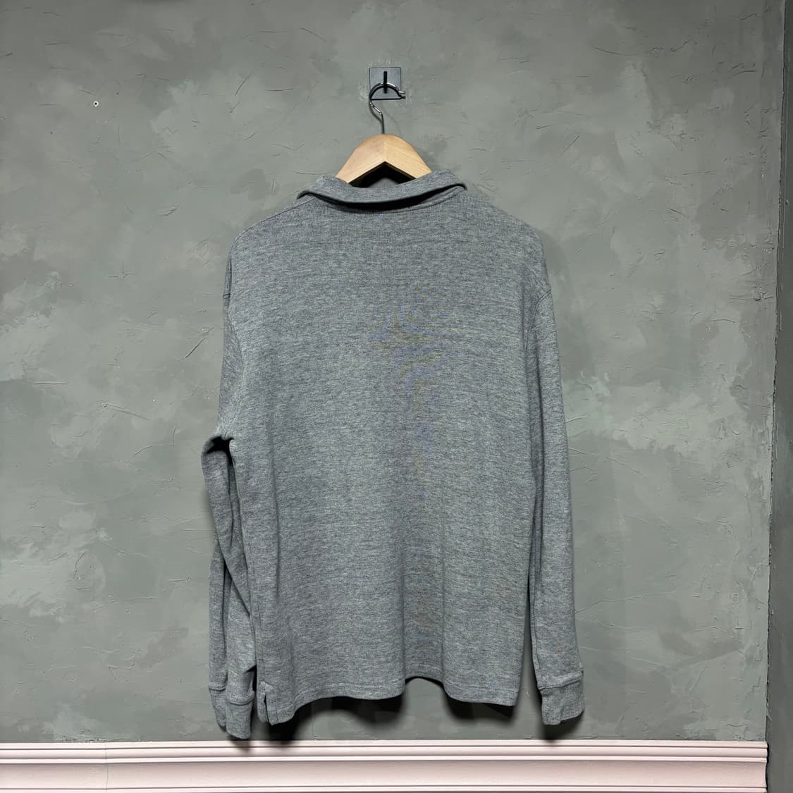 폴로 랄프로렌 신형 니트 반집업 그레이 회색 상품이미지4