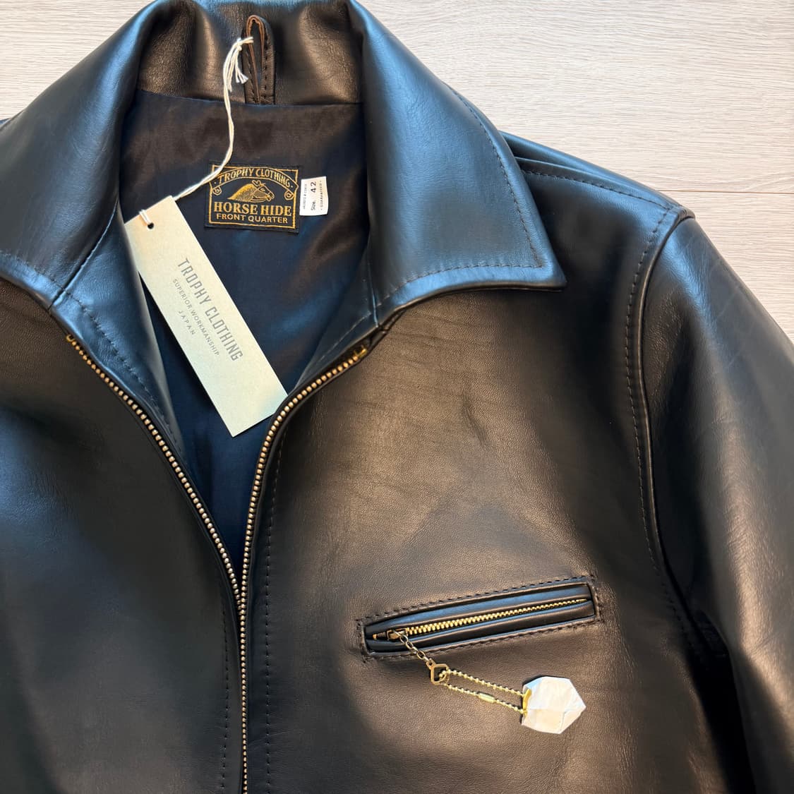 트로피클로딩 허밍버드 홀스레더 자켓 새상품 42 상품이미지8