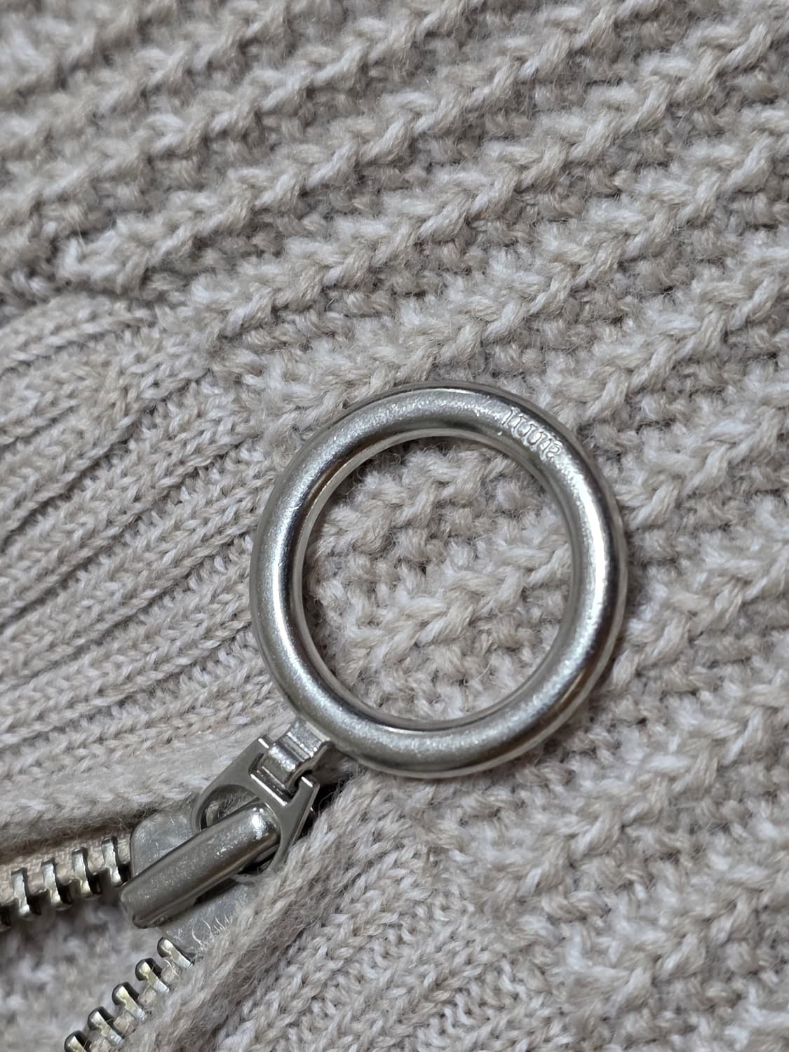 아미 니트 집업 상품이미지3