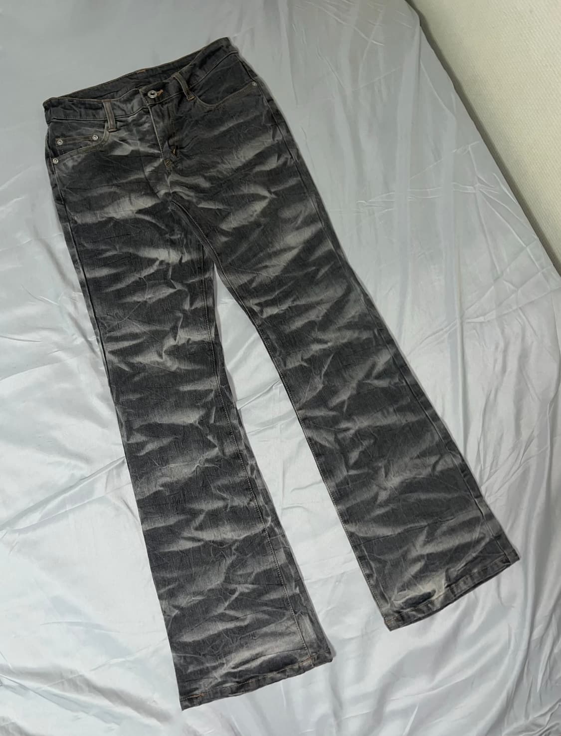 ✨vintage gray detail pants 크랙 워싱 y2k✨ 상품이미지1