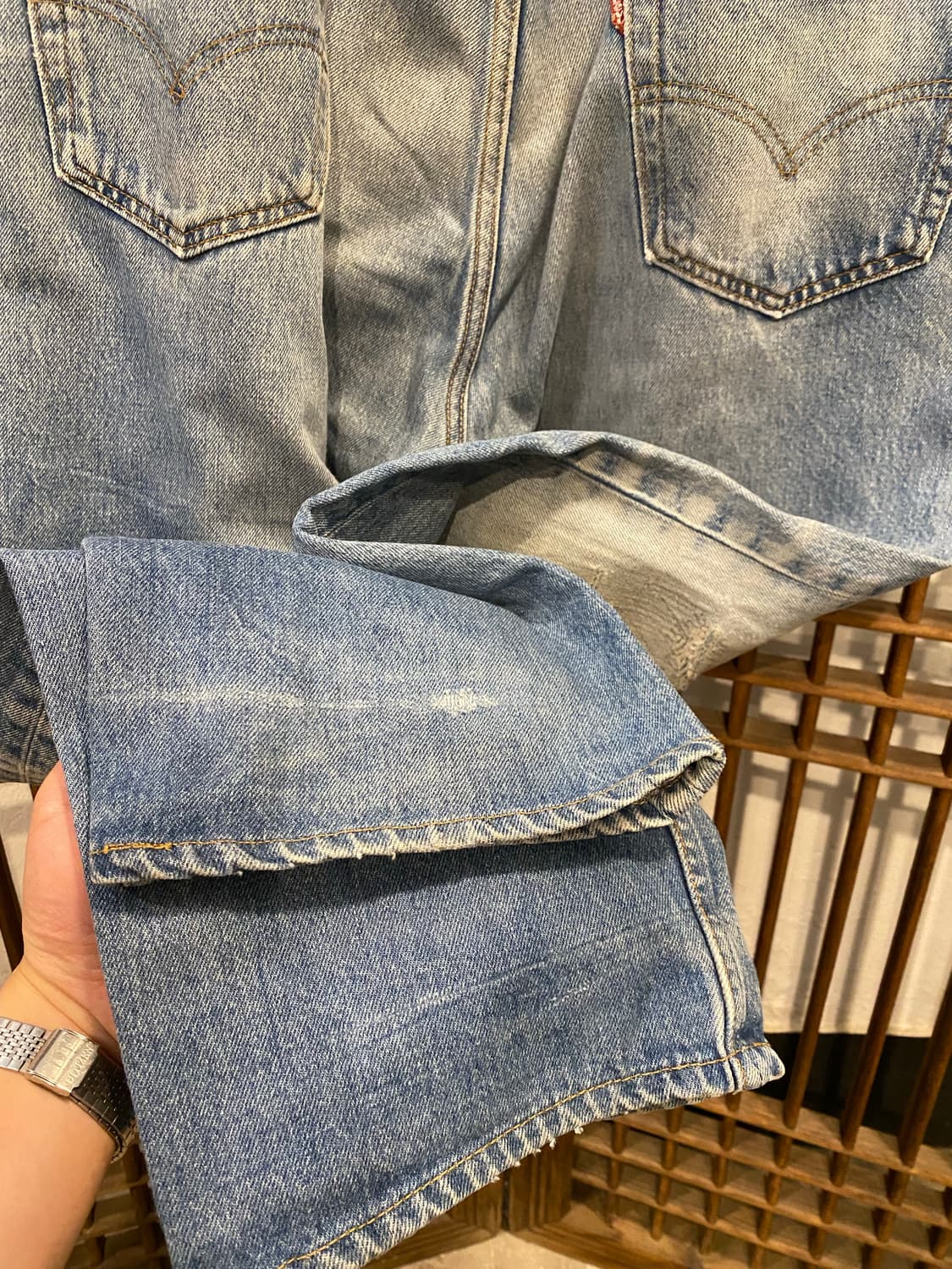 90S LEVI’S 501 USA 팬츠 35” 상품이미지10