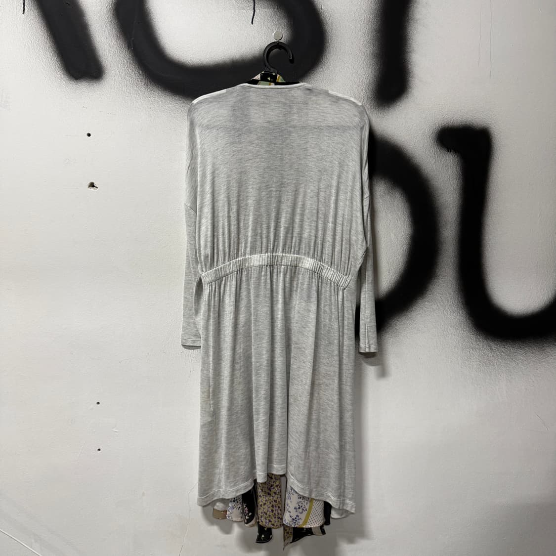VTG 빈티지 레이어드 모리 패턴 롱 니트 가디건 상품이미지2