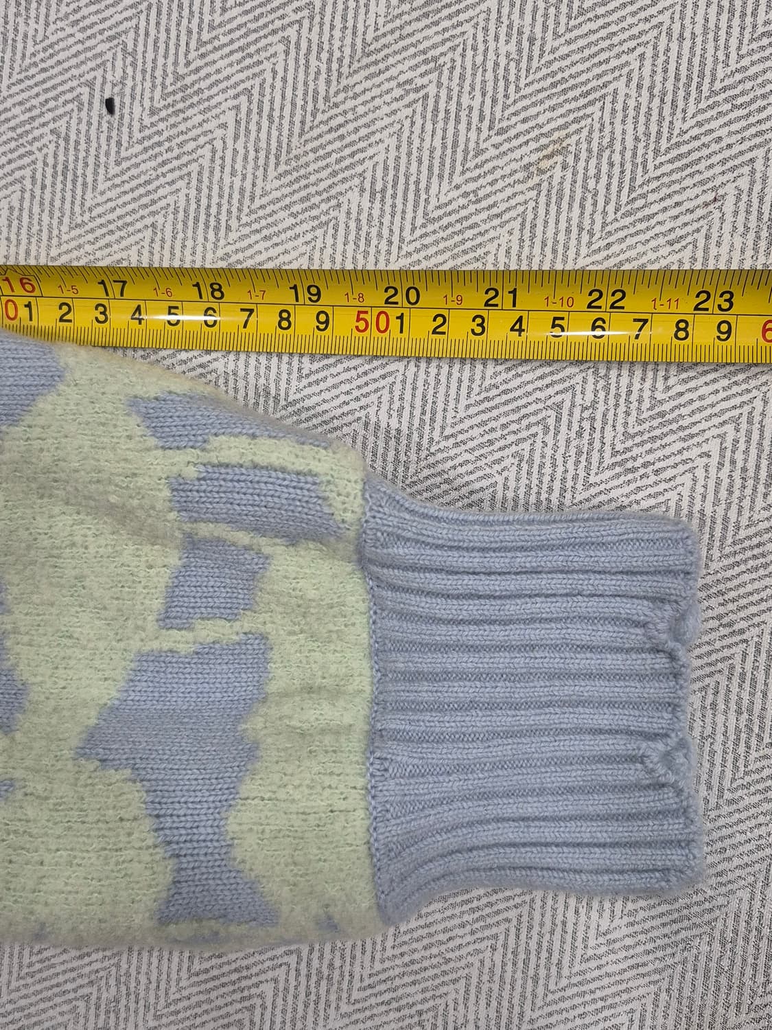 한섬 랑방 플라워 패턴 후드 니트 여성 88사이즈 상품이미지9